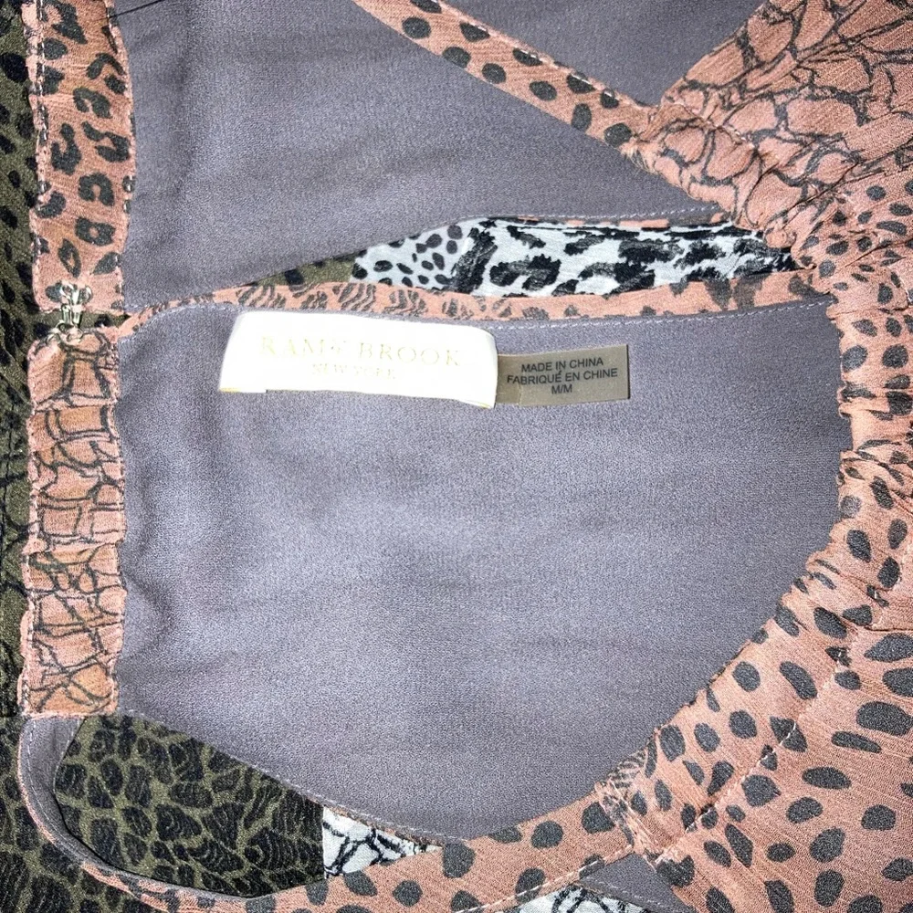 Ramy Brook Printed Leomi Dress, Size Medium - Picture 5 of 8